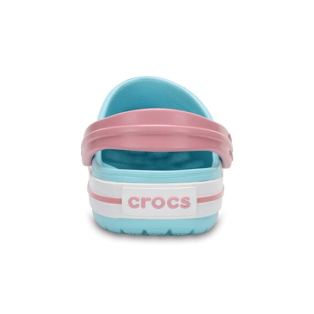 Crocs Crocband Clog (Little Kid/Big Kid) Ice Blue/White 13 Little Kid M