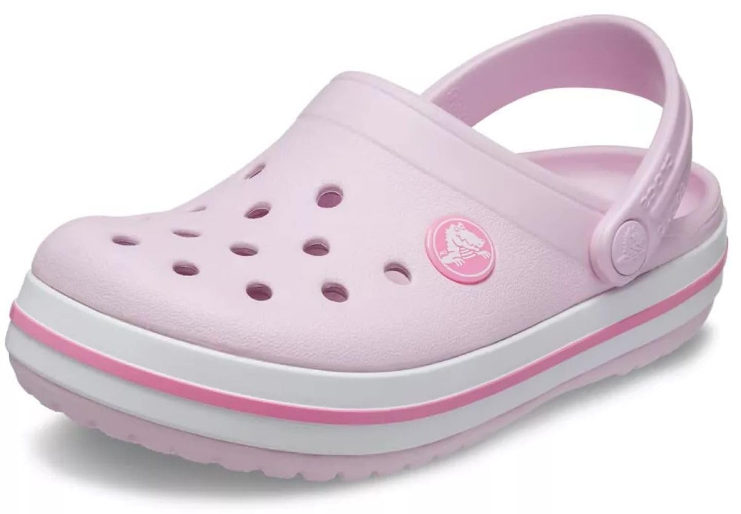 Crocs Unisex-Child Crocband Clogs (Little Kid/Big Kid), Ballerina Pink, 13 Little Kid