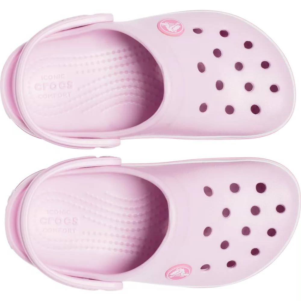 Crocs Unisex-Child Crocband Clogs (Little Kid/Big Kid), Ballerina Pink, 13 Little Kid