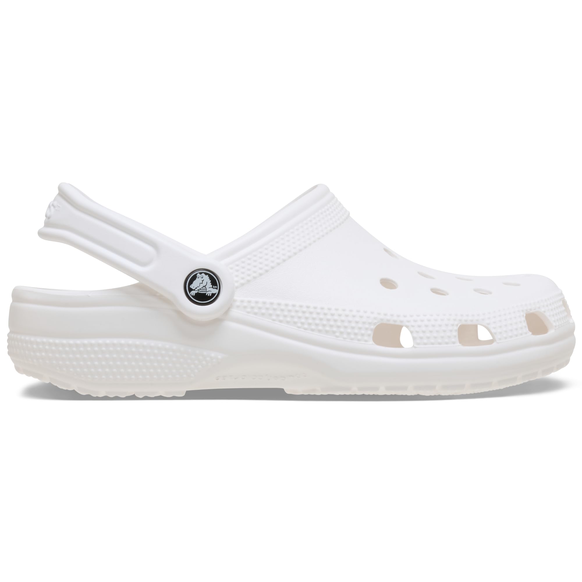 Crocs Unisex-Adult Classic Clogs, White, 8 Men/10 Women