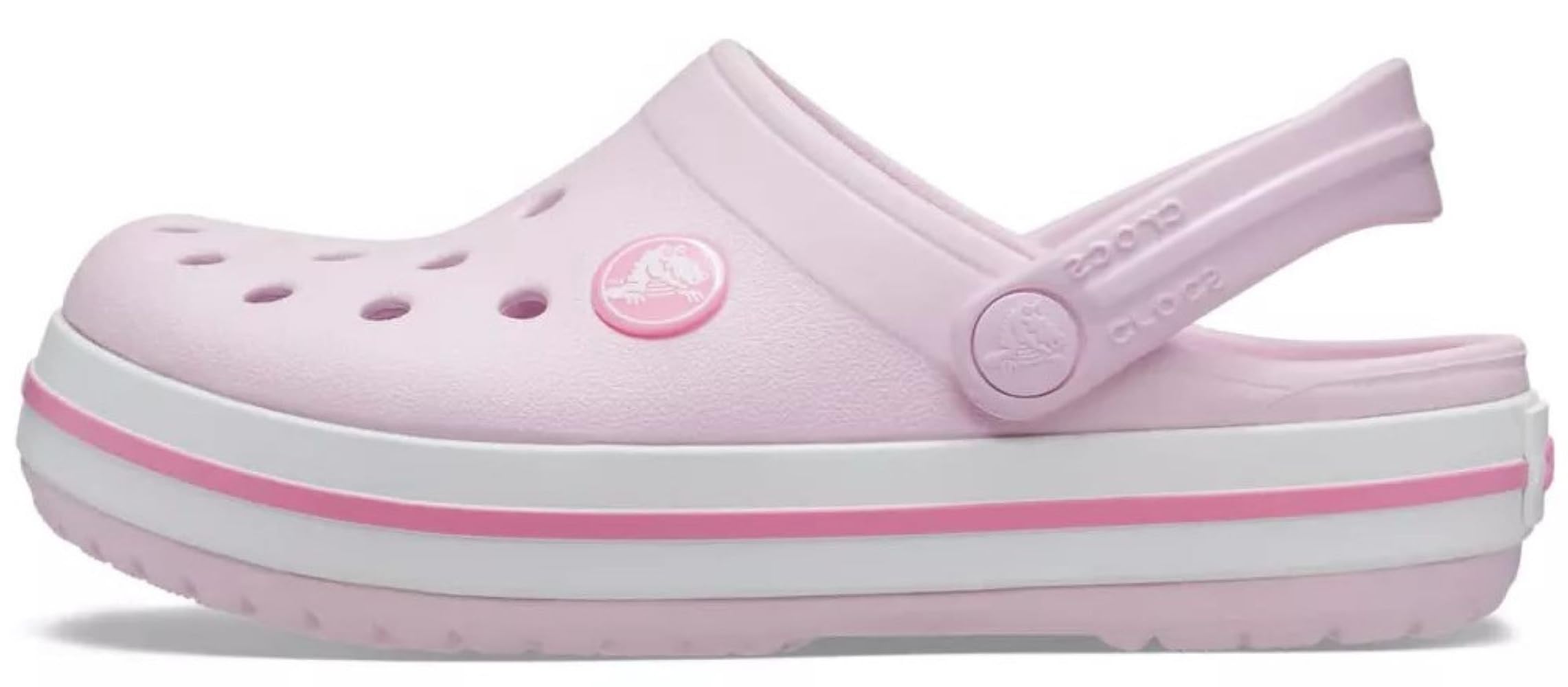 Crocs Unisex-Child Crocband Clogs (Little Kid/Big Kid), Ballerina Pink, 13 Little Kid