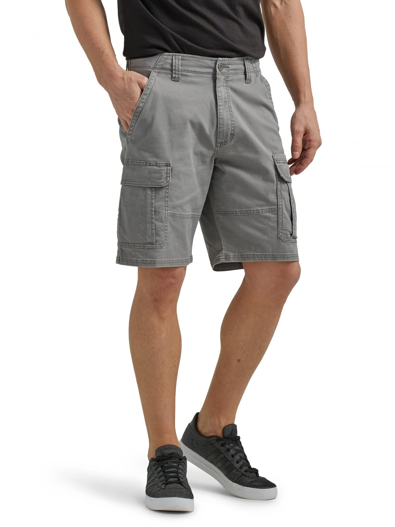Classic Cargo Stretch Short, Gunmetal, 36