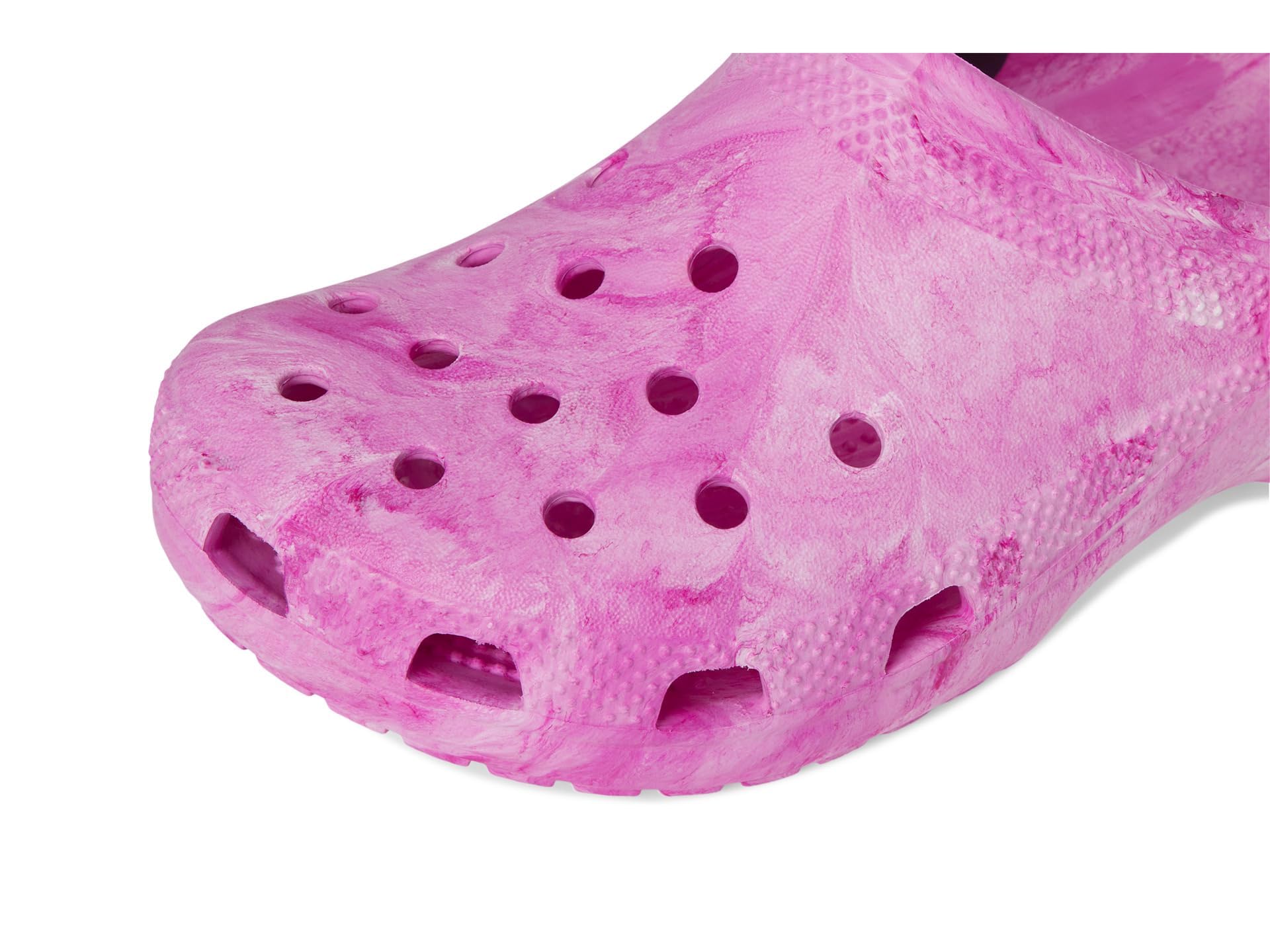 Crocs Kids Unisex Classic Marbled Tie-Dye Clogs (Little Kid/Big Kid) Pink Swirl 5 Big Kid Medium
