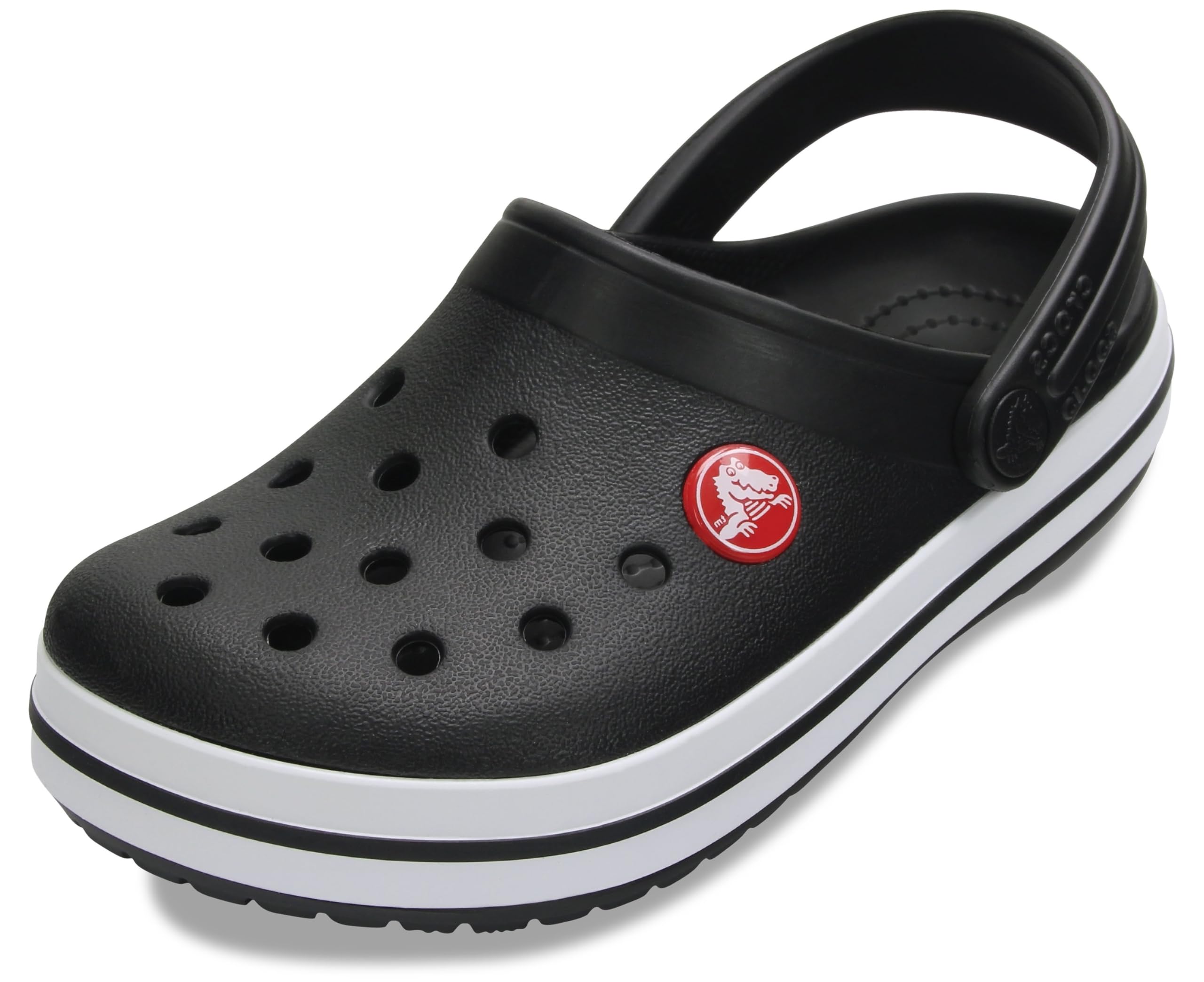 Crocs Unisex-Child Crocband Clogs (Little Kid/Big Kid), Black, 13 Little Kid