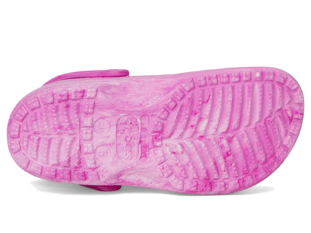 Crocs Kids Unisex Classic Marbled Tie-Dye Clogs (Little Kid/Big Kid) Pink Swirl 5 Big Kid Medium
