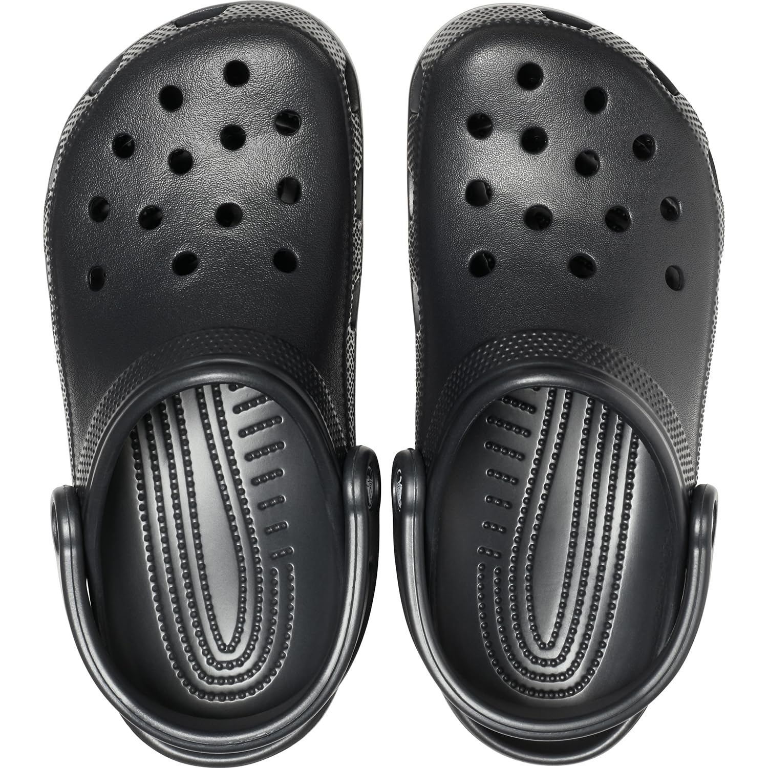 Crocs Unisex-Adult Classic Clogs, Black, 8 Men/10 Women